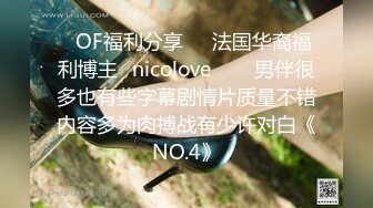 ❤OF福利分享❤㊙法国华裔福利博主⭐nicolove⭐▶▶男伴很多也有些字幕剧情片质量不错内容多为肉搏战有少许对白《NO.4》