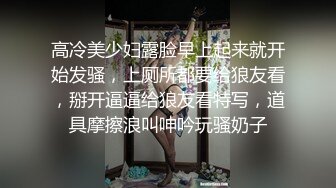 高冷美少妇露脸早上起来就开始发骚，上厕所都要给狼友看，掰开逼逼给狼友看特写，道具摩擦浪叫呻吟玩骚奶子