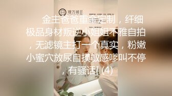 ⚫️金主爸爸重金定制，纤细极品身材叛逆小姐姐不雅自拍，无滤镜主打一个真实，粉嫩小蜜穴放尿自摸敏感嗲叫不停，有骚话[ (4)